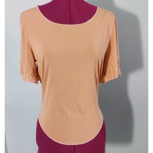 Dolce and Gabbana Women's layering  Sz 4 stretch Nude Undergarment T Shirt top